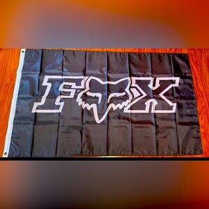 Fox Racing 3x5 ft Flag Banner Motorcross Off Road black
